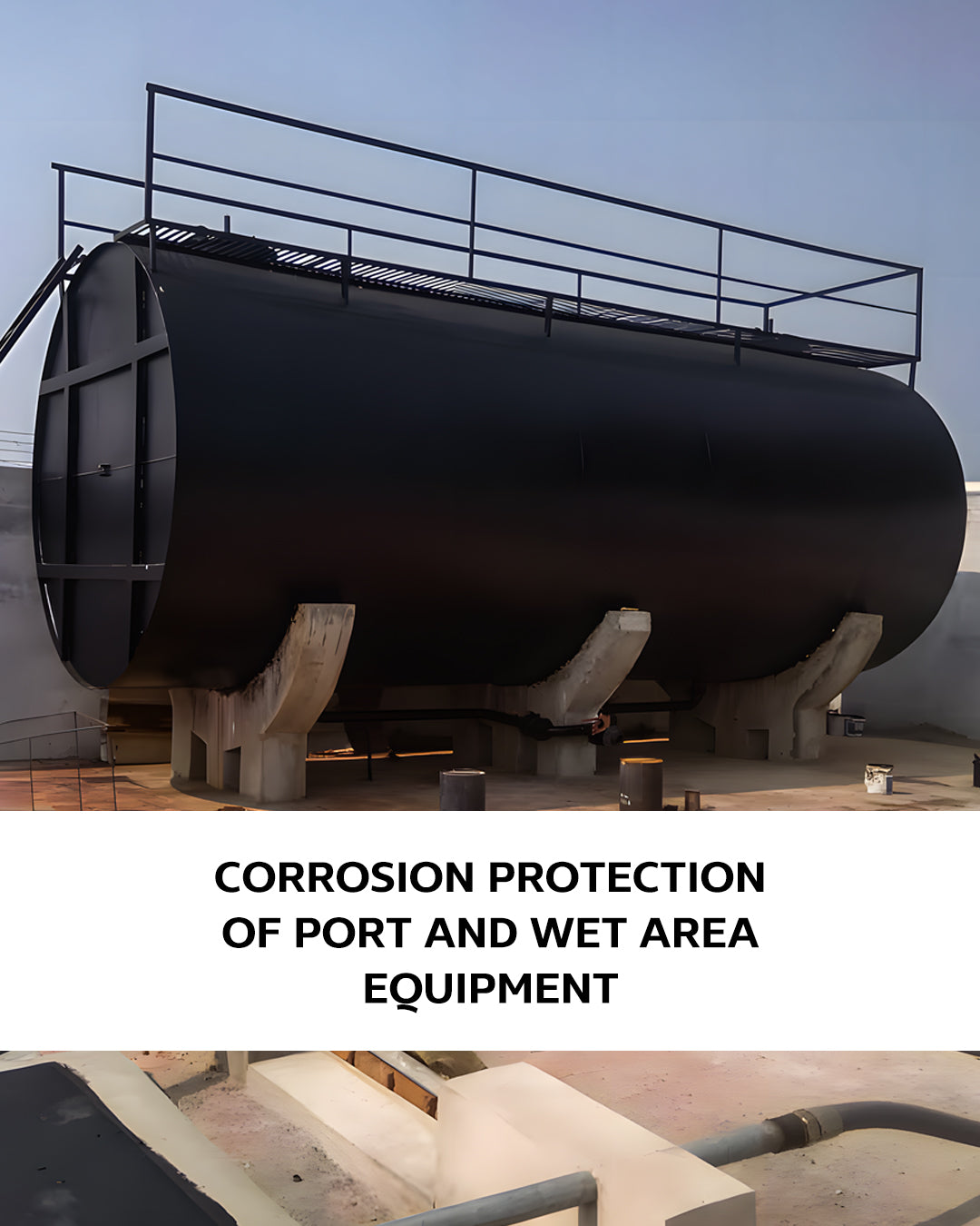 Corrosion protection of port and wet area equipment
