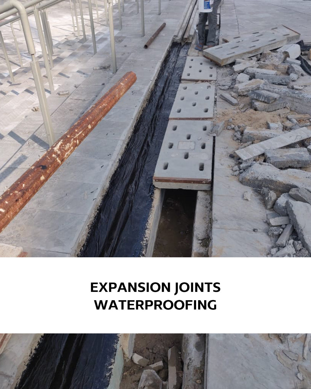 Expansion joints waterproofing
